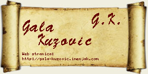 Gala Kuzović vizit kartica